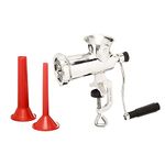 Tre Spade TC-8 INOX Stainless Steel Manual Meat Grinder Mincer with Sausage Making Accessories