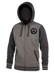 Overwatch Hooded Jacket Logo Founding Member Varsity Black Gray - S