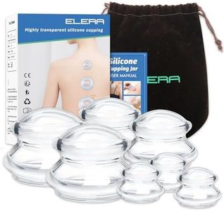 ELERA Cupping Therapy Sets, Silicone Massage Cups for Joint Pain Relief, Professional Silicone Massager Tools for Muscle Soreness and Athletic Recovery