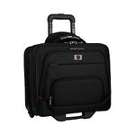 Wenger Spheria 605978, 16 Inch Wheeled Laptop Case - Padded Laptop Compartment and Overnight Compartment, 24 Litre, Ideal for Business Travel, Design, Uni, Black 43 x 24 x 44 cm