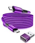 Basesailor Type C to C 100W Cable 6.6FT with USB Adapter,Power Delivery Fast Charging PD Charger Cord for iPhone 15 Pro Plus Max,MacBook Mac,iPad Pro Air 4 5 Mini 6,Samsung Galaxy S24 S23 S22 FE Ultra