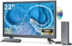 Erasiny 22 Inch TV with DVD Player 