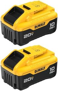 DEWALT 20V MAX 10 Ah Lithium Ion Battery 2-Pack (DCB210-2)