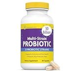 InnovixLabs Multi Strain Probiotics for Women & Men - Probiotic Supplement - 50 Billion CFU - Gut Health, Immune Support, Digestion, Lactobacillus Acidophilus, Prebiotics and Probiotics, 60 Capsules