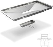 Grease Tray for Gas Grill - Adjustable 24"-30" Universal Grill Replacement Parts for Dyna Glo, Nexgrill, Expert Grill, Kenmore, BHG and More