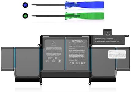 DREAMME A1582 A1502 Laptop Battery- for MacBook Pro 13 inch Retina A1493 (Early 2015,Mid 2014, Late 2013) by [A1582 A1502 A1493 Battery, 11,36 V / 74,9 Wh]