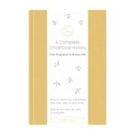 Promptly Journals, A Complete Childhood History: From Pregnancy to 18 Years Old (Ochre Yellow, Linen) | Baby Book and Pregnancy Journal | Baby Memory Book