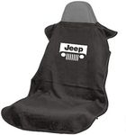 Seat Armour SA100JEPGB Black 'Jeep with Grille' Seat Protector Towel