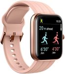 Ryze Evo Smart Watch with Alexa - 25 Built-in Sports Modes - Acitivty Trackers, Heart Rate, Blood Oxygen and Blood Pressure Monitor - Smart Watches for Men and Women, Pink/White