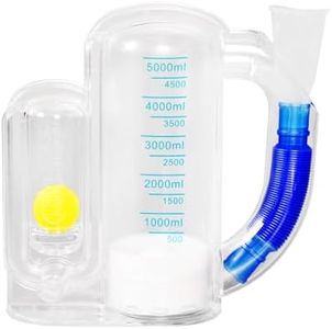 Incentive Spirometer for Adult Breathing Exercise Device for Lungs Respiratory Strengthener Device -5000ml Volume