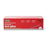 Pest-Stop Professional Bird Spikes | Humane Bird Deterrant | Protect Home and Garden Roofs and Buildings | Stainless Steel and UV-Resistant