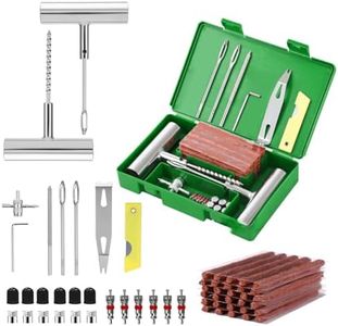 Tire Repair Kit, 58pcs Motorcycle Tyre Repair Set, Heavy Duty Tire Plug Set for Cars, Motorcycles and Lorries