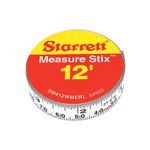 Starrett Tape Measure Stix 4M - SM412WMERL Precision Steel Imperial and Metric Measurement - Home Improvement Right-to-left Reading Long Lasting Tape