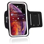 RevereSport iPhone 16/15/14/13/12/11 Running Armband. Premium Sports Arm Phone Case Holder for Runners, Exercise & Gym Workouts (6.1)