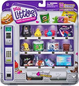 Shopkins Real Littles Shopper Pack | 8 Real Littles Plus 8 Real Branded Mini Packs (16 Total Pieces). Styles May Vary, Multicolor (57787)