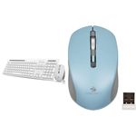 ZEBRONICS Zeb-Companion 500 2.4GHz Wireless Keyboard and Mouse Set, USB Nano Receiver, Chiclet Keys,