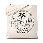 Friends Vacation Canvas Tote Bags f