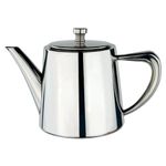 Café Olé DW-013 Derwent Teapot, Stainless Steel, 13oz (330ml), 1 Cup, Mirror Polished