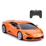 RASTAR Remote Control Car | 1:24 RC Lamborghini HURACÁN LP610-4 Toy Car Model Vehicle, Orange