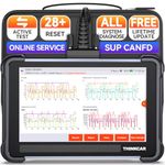 THINKCAR Bidirectional Scan Tool, Thinkscan 672 All System OBD2 Scanner Diagnostic Tool, 28 Reset,Scanner for Car with Active Test, FCA Autoauth,CANFD, Free Lifetime Upgrade,Automotive Diagnostic Tool