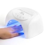 Beetles UV LED Nail Lamp, 48W Professional UV Light for Gel Nails Curing Dryer with 3 Timers Uv Nail Lamp for Gel Nail Polish Base Gel Top Coat Nail Art Design Salon DIY at Home Gift for Women