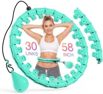 JKSHMYT Infinity Weighted Hula Circle Fitness Hoop for Adults Weight Loss