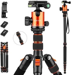 VICTIV 80" Camera Tripod, Aluminum Heavy Duty Tripod Stand with 360° Ball Head, Camera Tripods & Monopods with Carry Bag, Professional DSLR Tripod for Canon Nikon Binoculars Spotting Scope Telescope