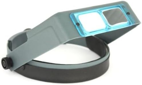 Donegan Optical 2X Head-Mounted Magnifier, Turquoise, Magnifier