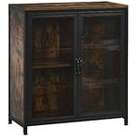 HOMCOM Industrial Wine Cabinet with