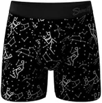 Shinesty Hammock Support Pouch Underwear | Underwear Men Boxer Briefs with Fly | US Medium Constellation