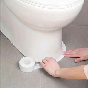 Caulk Tape, 10.5FT Peel and Stick Waterproof Seal Tape - No Tools No Mess Self-Adhesive Waterproof Tape for Toilet Bathtub Sink Tub Kitchen Countertop, Flexible PVC Strip Filler Caulking Tape