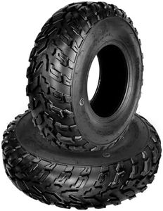 23x7-10 ATV Tires 6-Ply All-Terrain Tubeless Tires for Daily Work, Hunting & Recreational Riding on ATV, UTV, Quad and 4 Wheeler
