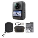 DJI Osmo 360 Standard Combo, 360 Camera With 1-Inch 360° Imaging, Native 8K 360° Video, 4K/120fps & 170° Boost Video, 120MP 360° Photo, 100-Min 8K Recording, Waterproof, Action Camera for Sports, Vlog