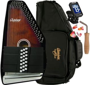 Oscar Schmidt OS21C 21 Chord Classic Autoharp with AC445 Padded Gig Bag