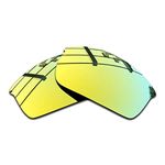 SEEABLE Premium Polarized Mirror Replacement Lenses for Oakley WireTap OO4071 Sunglasses - 24K Gold Mirror