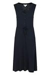 Mountain Warehouse Bahamas Womens Sleeveless Dress -Lightweight Ladies Dress, Breathable, Quick Drying, High Wicking - Best for Travelling, Outdoors, Hiking Navy 14