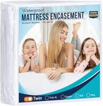 Utopia Bedding Zippered Mattress Encasement Twin - 100% Waterproof and Bed Bug Proof Mattress Protector - Absorbent, Six-Sided Mattress Cover