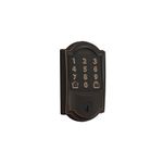 Schlage Encode Smart WiFi Deadbolt with Camelot Trim in Aged Bronze (BE489WB CAM 716)