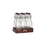 Kilner® Tray of 6 0.25 Litre Square Clip Top Bottles