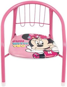 ARDITEX WD14423 Sedia in metallo da 35,5 x 30 x 33,5 cm di Disney-Minnie