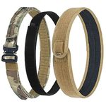 VISMIX Tactical Belt, Quick Release 1.75" MOLLE Battle Belt with Inner Belt and Anti-Slip Pad- Heavy Duty Battle Belts