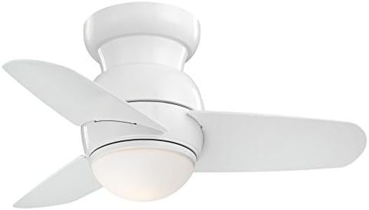 Minka-Aire F510L-WH, Spacesaver 26" LED Ceiling Fan, White Finish