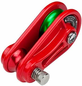 ISC 2.2 ton (3/4" line) Red Pulley Block (Green Wheel)