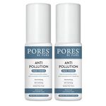 PORES Be Pure Anti-Pollution Alcohol-Free Rice Water Face Toner for Glowing & Brightening Skin - 200 mL (2x100 mL) | For Skin Tightening & Open Pores | Balances pH & Suitable For Women & Men With Oily, Dry & All Type Skin