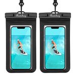 Awdchny Universal Waterproof Phone Pouch Floating, IPX8 Waterproof Phone Case Dry Bag Up to 7.2" for iPhone 14 13 12 11 Pro Max XS XR X, Galaxy Pixel,2 Pack