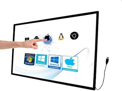 42 inch 10 Point Multi-Touch Infrared Touch Frame, IR Touch Panel 16: 9, Infrared Touch Screen Overlay with USB Interface for LCD/LED TV Display, Presentation, Kiosk, Exhibitions, Whiteboard