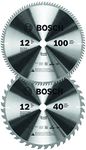 Bosch BCB12TW 12 in. Circular Saw Blade 2 Pk