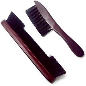 OESS Billiards Pool Table and Rail Brush Set, Mahogany Finish Wood