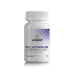 Unived Melatonin-SR | India’s 1st slow-release Melatonin | 5mg Melatonin and 100mg L-theanine | 30 Vegan Capsules