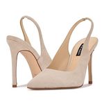 Nine West Womens Feather Pump, Beige 151, 7